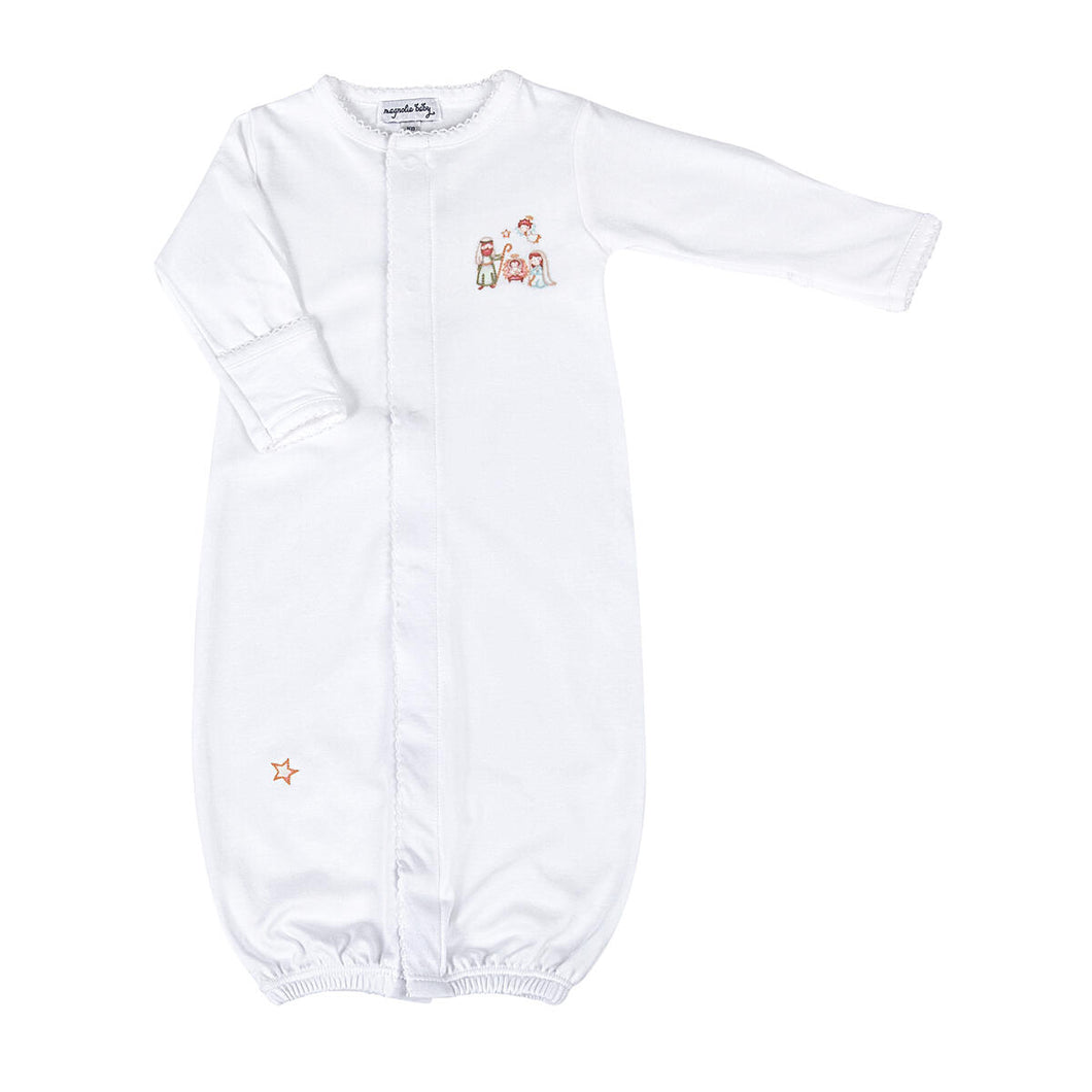 A Child is Born White Embroidered Converter