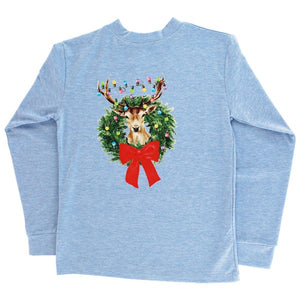 long sleeve boys christmas shirt