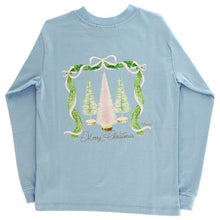 Load image into Gallery viewer, Girls Long Sleeve Christmas T-Shirt Bottle Brush Trees
