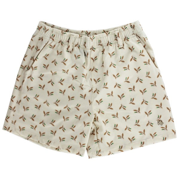 Duck Printed Performance Pull On Shorts