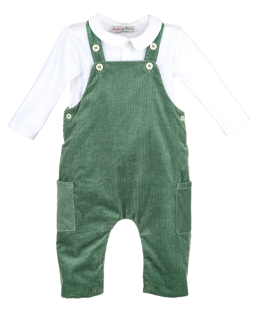 Corduroy Overall Set