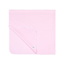 Load image into Gallery viewer, Magnolia Baby Pink Mini Striped Receiving Blanket
