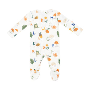 Nature ABC’s - 2 Way Zipper Footie