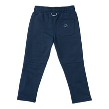 Load image into Gallery viewer, Welcome to the perfect Sunday Funday! Our boys&#39; navy jogger pants from PRODOH are made with soft cotton for ultimate comfort. The ankle zip detail adds a stylish touch, making these pants versatile for any activity. So go ahead, kick back and relax in style with our Sunday Funday JoggerPant.
