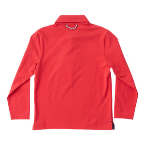 
The PRODOH Boys Classic Long Sleeve Polo in Red is a timeless, comfortable choice for your little one's wardrobe. Made with high-quality materials, this polo offers both style and durability. Its long sleeves provide added warmth and protection for cooler days. Perfect for any occasion, it will surely become a go-to staple in your child's wardrobe.