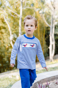 Airplane Royal Blue Play Tee