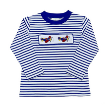 Load image into Gallery viewer, Airplane Royal Blue Play Tee
