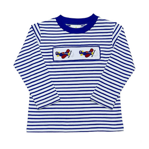 Airplane Royal Blue Play Tee