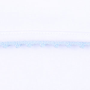 Baby Joy Embroidered Blue Receiving Blanket