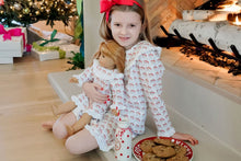 Load image into Gallery viewer, Hot Cocoa Santa Madeline Pajama Dress
