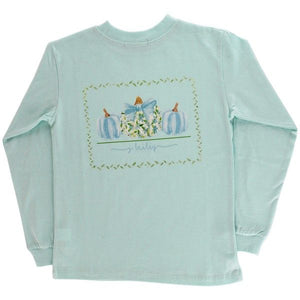 Seaglass Pumpkins Logo Long Sleeve Logo Tee