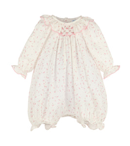 Tiny Floral Smocked Bubble