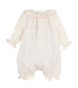 Tiny Floral Smocked Bubble