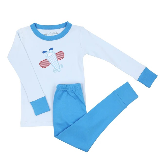 Propeller Pals Applique Long Pajamas