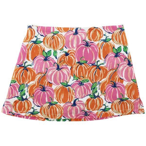 Pumpkin Print Skort