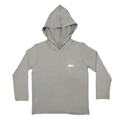 Hit the water in the Salt Water Boys Tuna Performance Hoodie. Stay protected and stylish with UPF 50+ sun protection, perfect for days at the lake, pool, or ocean.