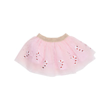 Load image into Gallery viewer, Dress your little one in the Candy Cane Twirl Tutu from Angel Dear for a whimsical and fun look. The pink tutu features sequin candy canes, and pairs perfectly with the Nutcracker Sweatshirt for a playful outfit. Perfect for any holiday celebration or everyday playtime.
