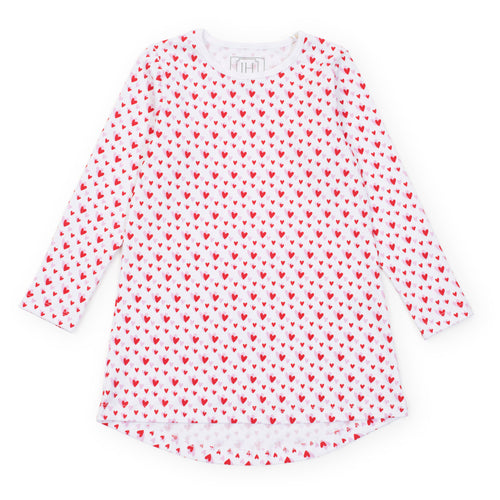 Celebrate Valentine's Day in style with the Toddler Girls Berkeley Shirt Dress from Lila & Hayes. Featuring an adorable heart to heart print, this dress is the perfect way to spread love and joy. Made with high-quality materials, your little one will feel comfortable and look adorable all day long.