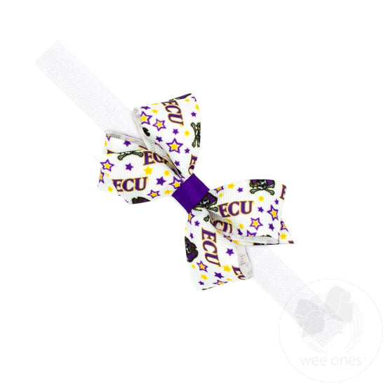 Collegiate Baby Bow on Band
